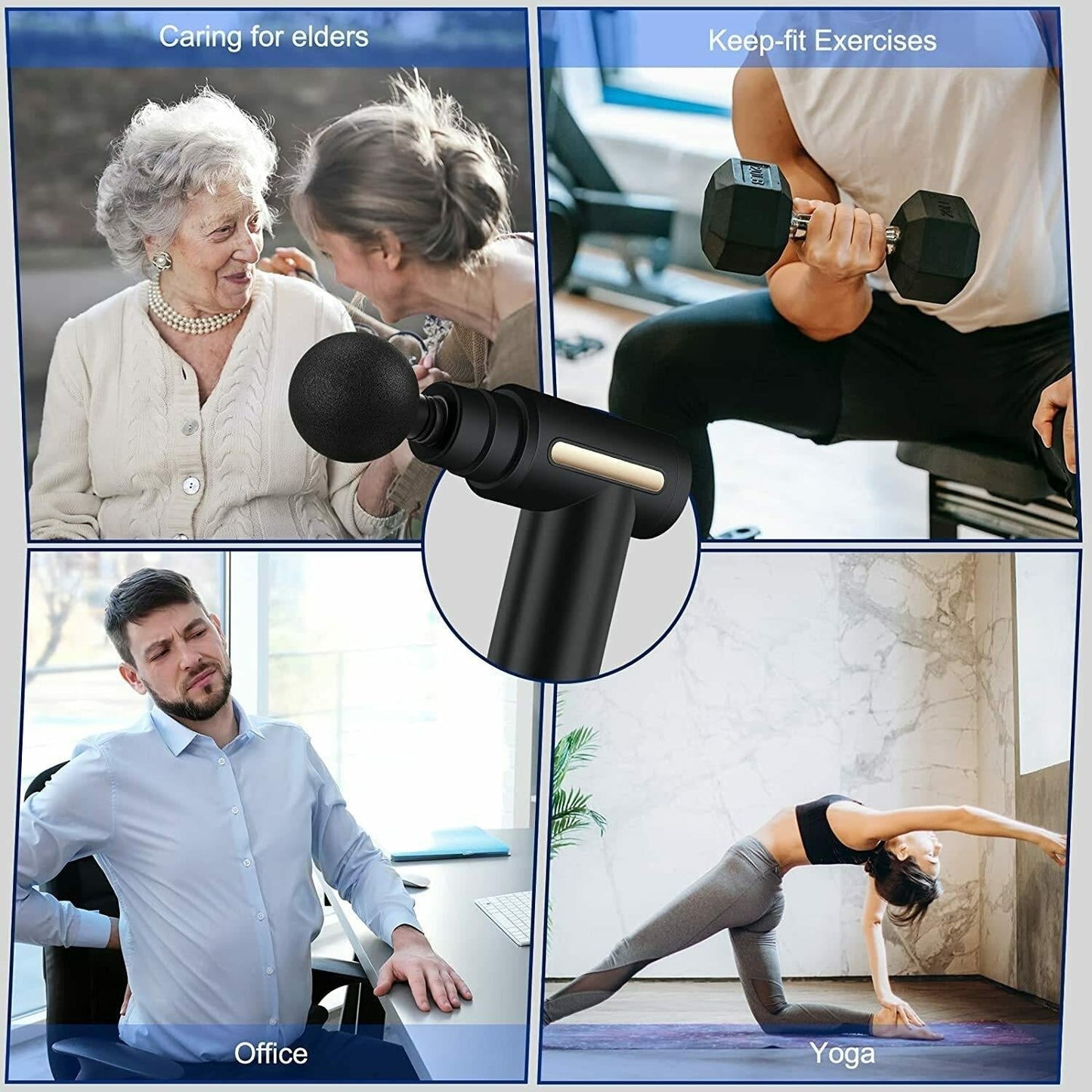 Deep Tissue Percussion Body Massage Machine For Pain Relief