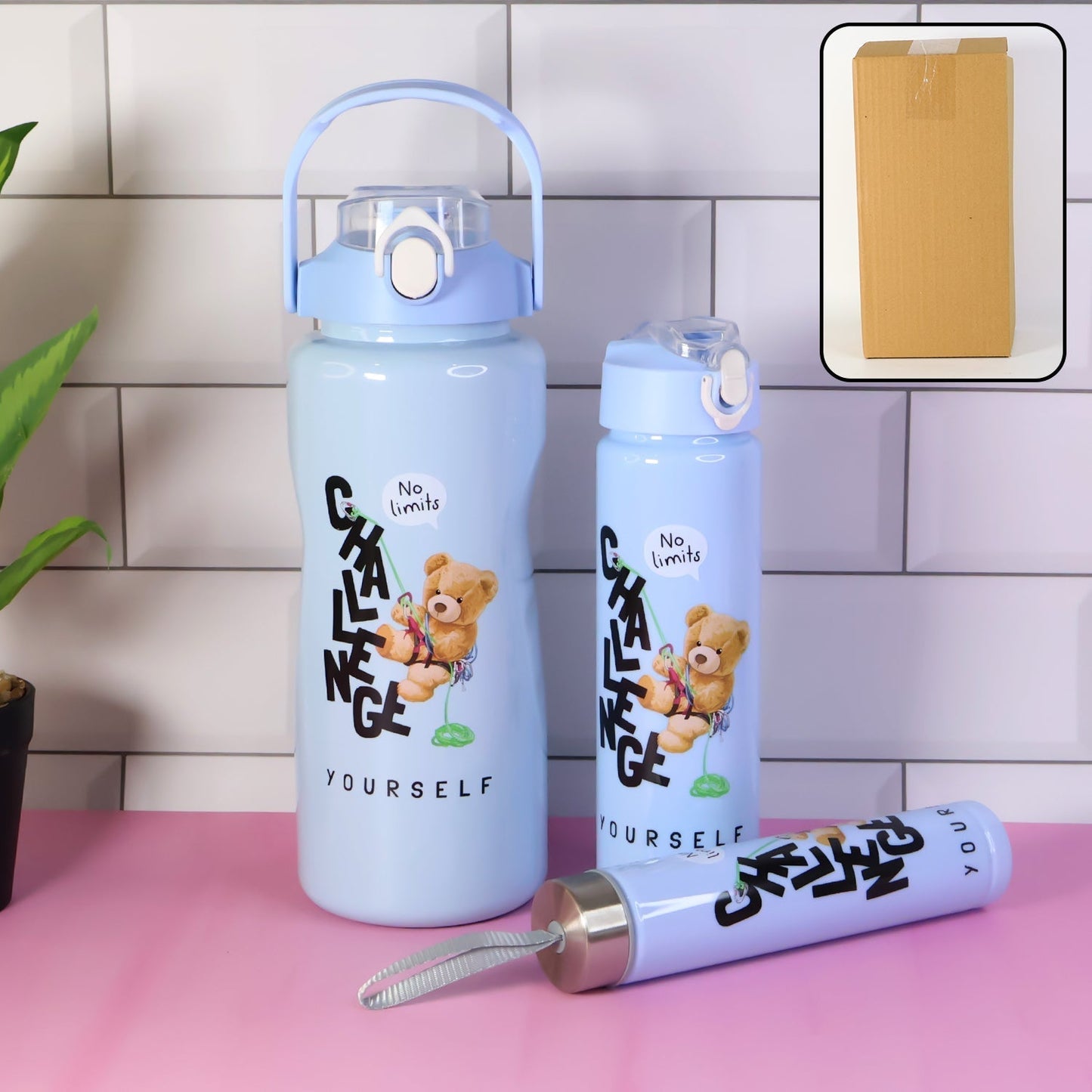 Premium Water Bottles â€“ 2000ML + 900ML + 300ML (Set)