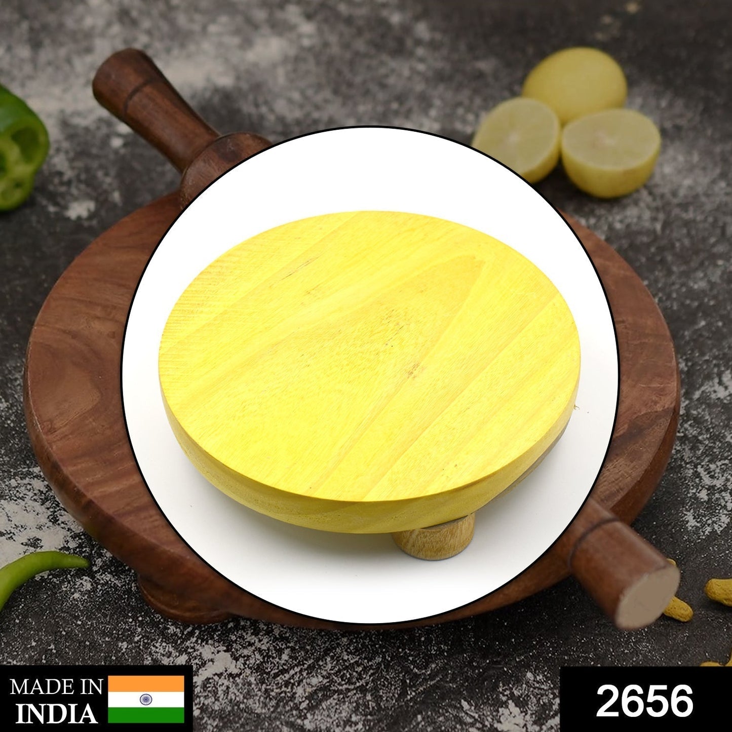 Round Roti Maker Patala Used for Home Purposes (Belan Not Including)
