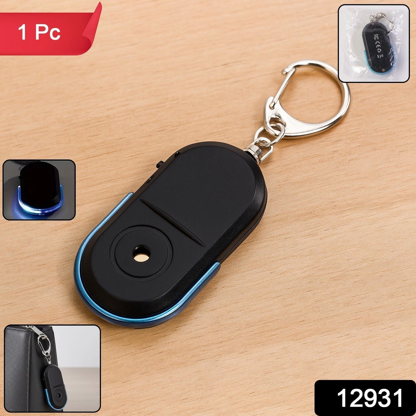 Personal Safety Alarm Keychain â€“ Loud Emergency Siren with LED Light
