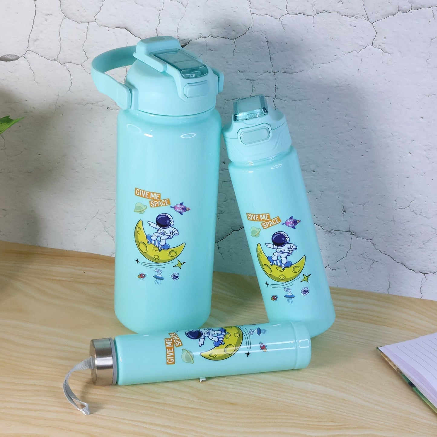 Premium Water Bottles 2000ml + 900ml + 300ml  - (Set)