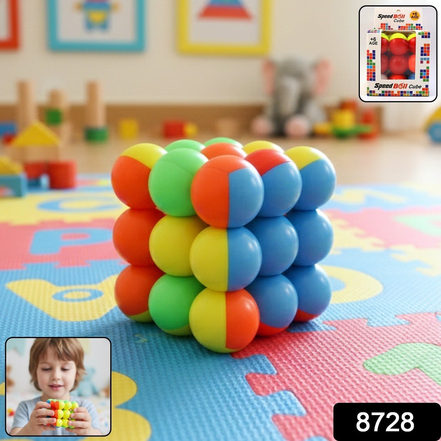 Speed Ball Cube Toy â€“ Colorful Puzzle Cube