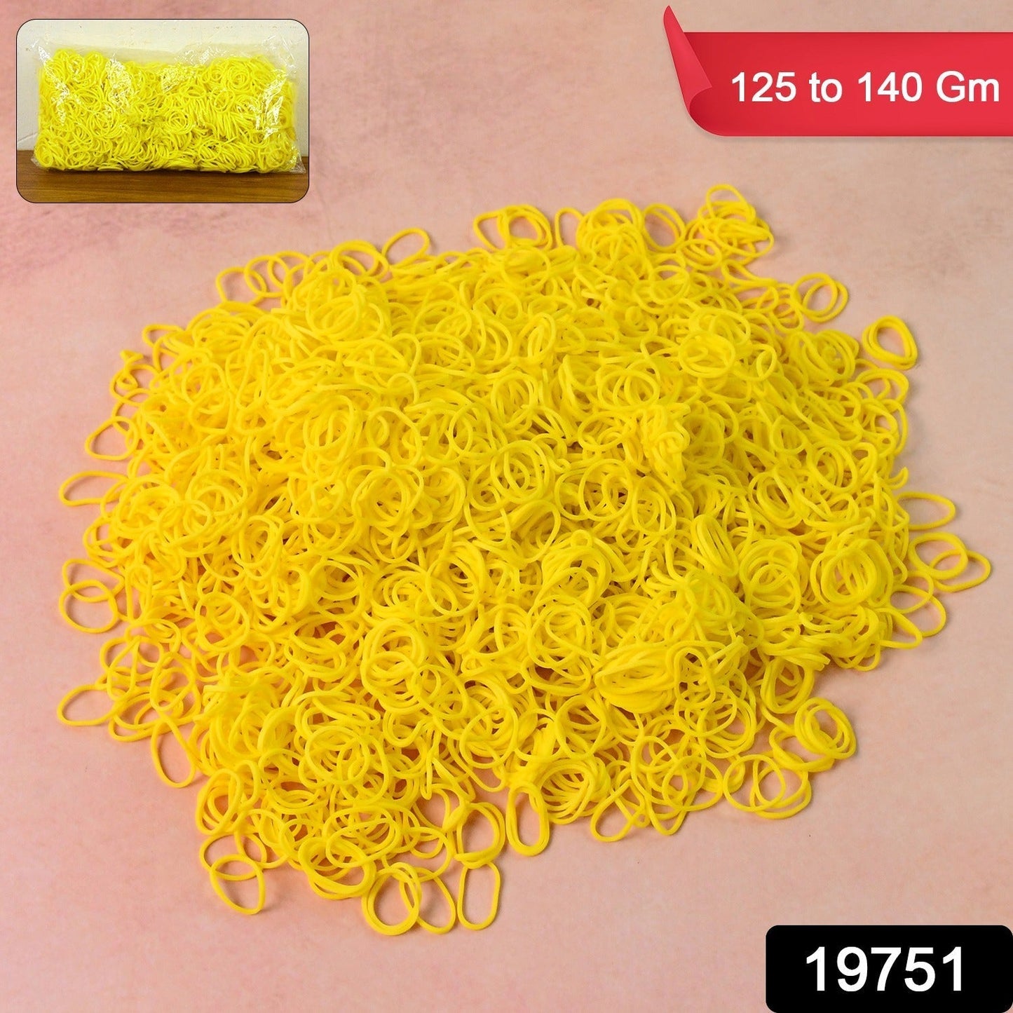 Premium Strong Elastic Rubber Bands â€“ Multipurpose Bands (Approx. 125 to 140 gm Pack)