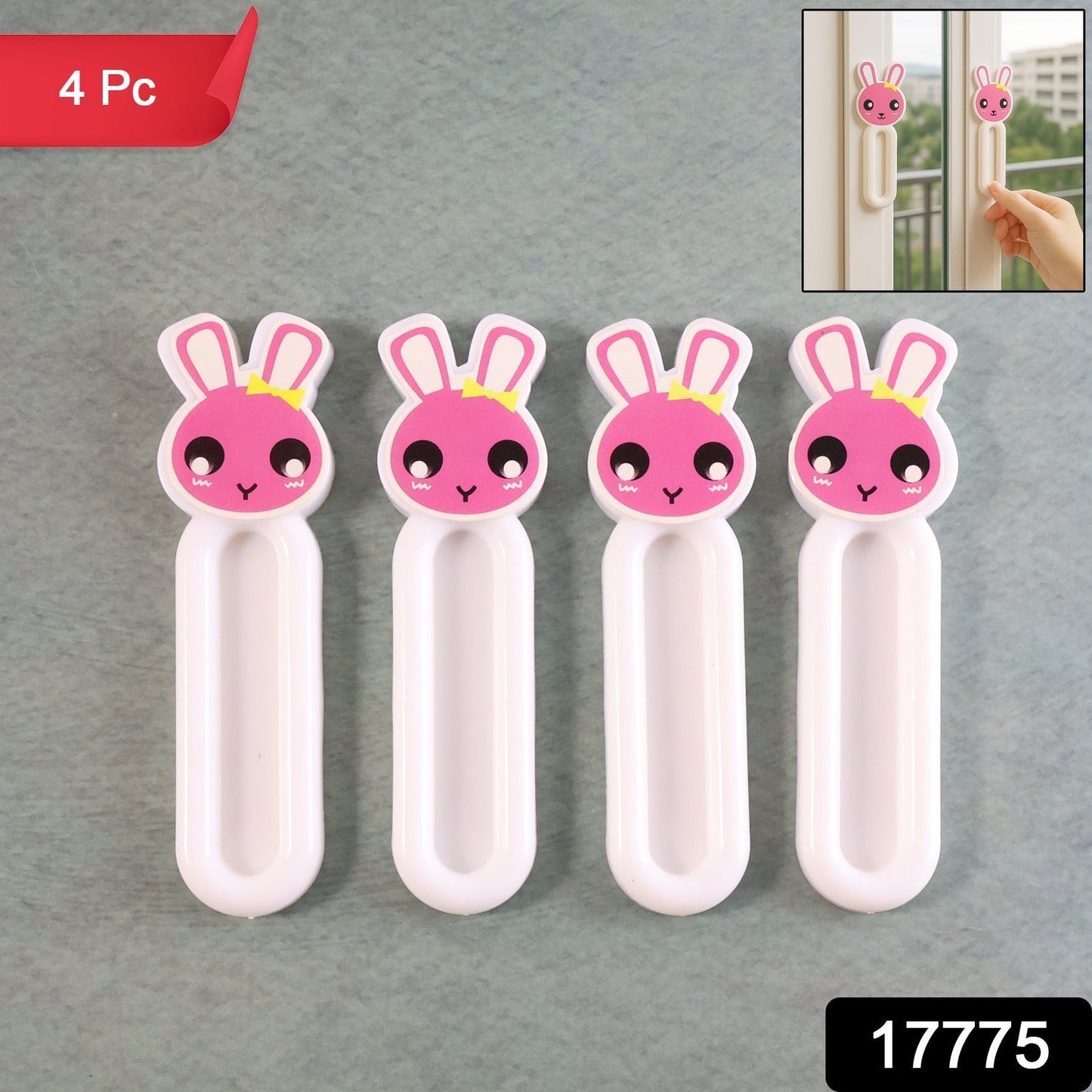 Self Stick Push Pull Helper (4 Pc)