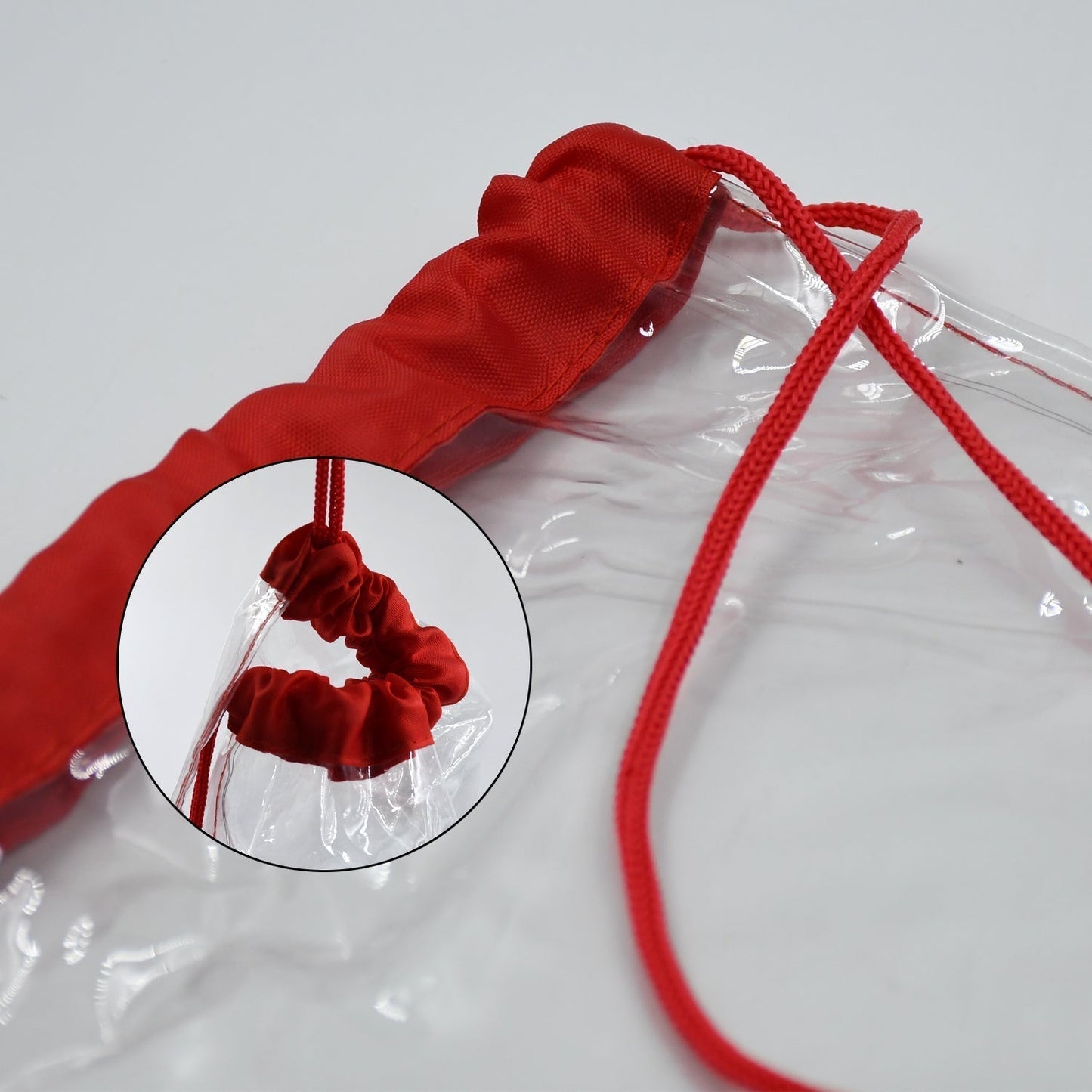 Transparent Waterproof Plastic Stadium Bag – Gym, Travel & Sports