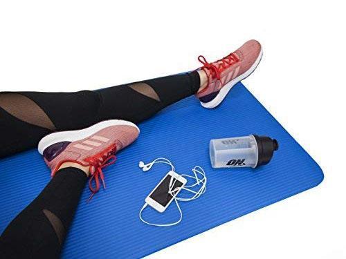 Yoga Mat Eco-Friendly For Fitness Exercise Workout Gym with Non-Slip (180x60xcm) Color may very
