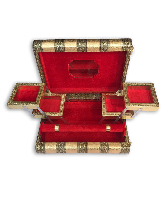 Jewellery Jewel Boxes Storage Box Organizer Gift Box for Women Necklace Earring Set Bangles Churi Gift for Women