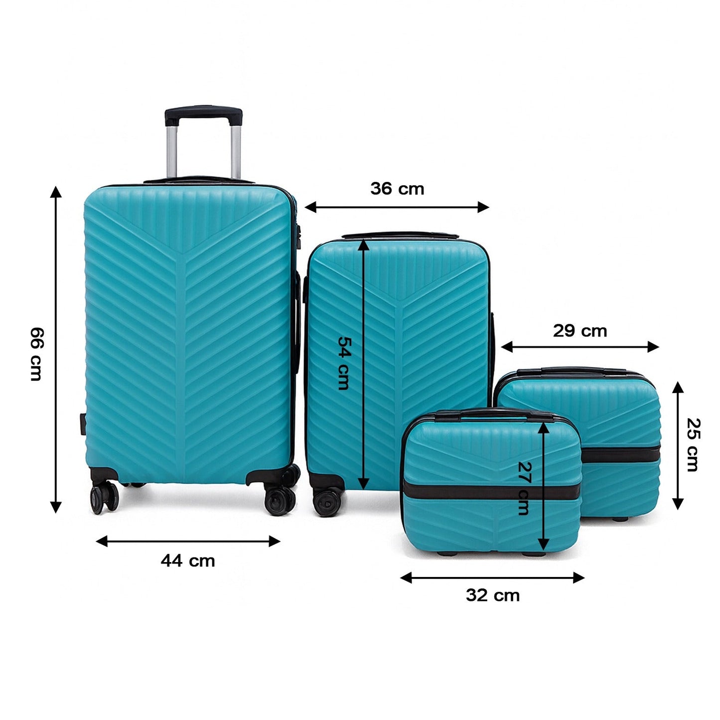4-in-1 Luggage Set â€“ Durable and Stylish Hard Shell Suitcase Set