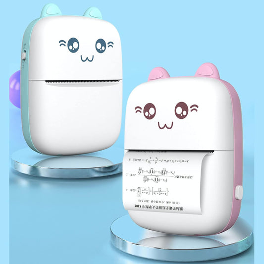 Pocket Mini Bluetooth Thermal Printer – Wireless Smart Printer for Photos (Includes 1 Roll Paper)