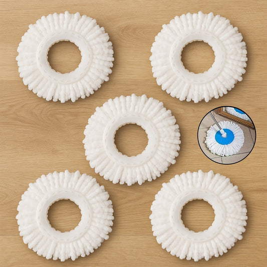 Microfiber Spin Mop Refill Head 360Â° Rotating Mop (5 Pc)