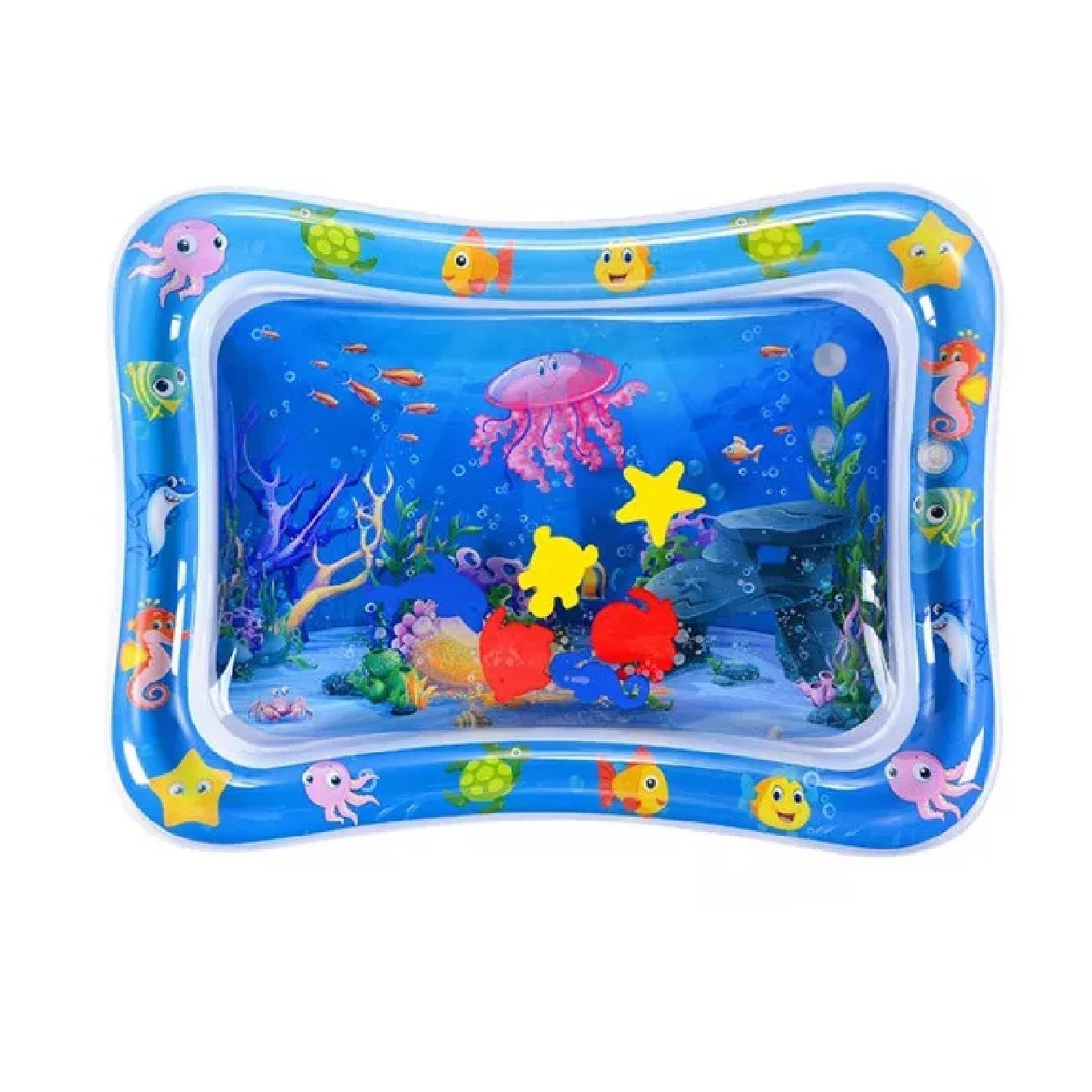 Mat, Baby Water Mat Inflatable Baby Play Mat Activity Center for Infant Baby Toys 3 to 15 Months, Baby Gifts for Boys Girls(Assorted Design)