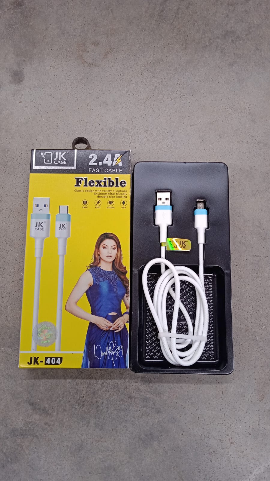 JK 2.4A Fast Charging for android & Data Transfer (1 Pc)