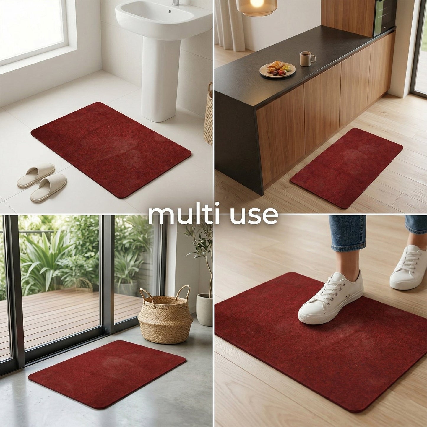 Soft Anti Slip Door Floor Mat (80x50 Cm)