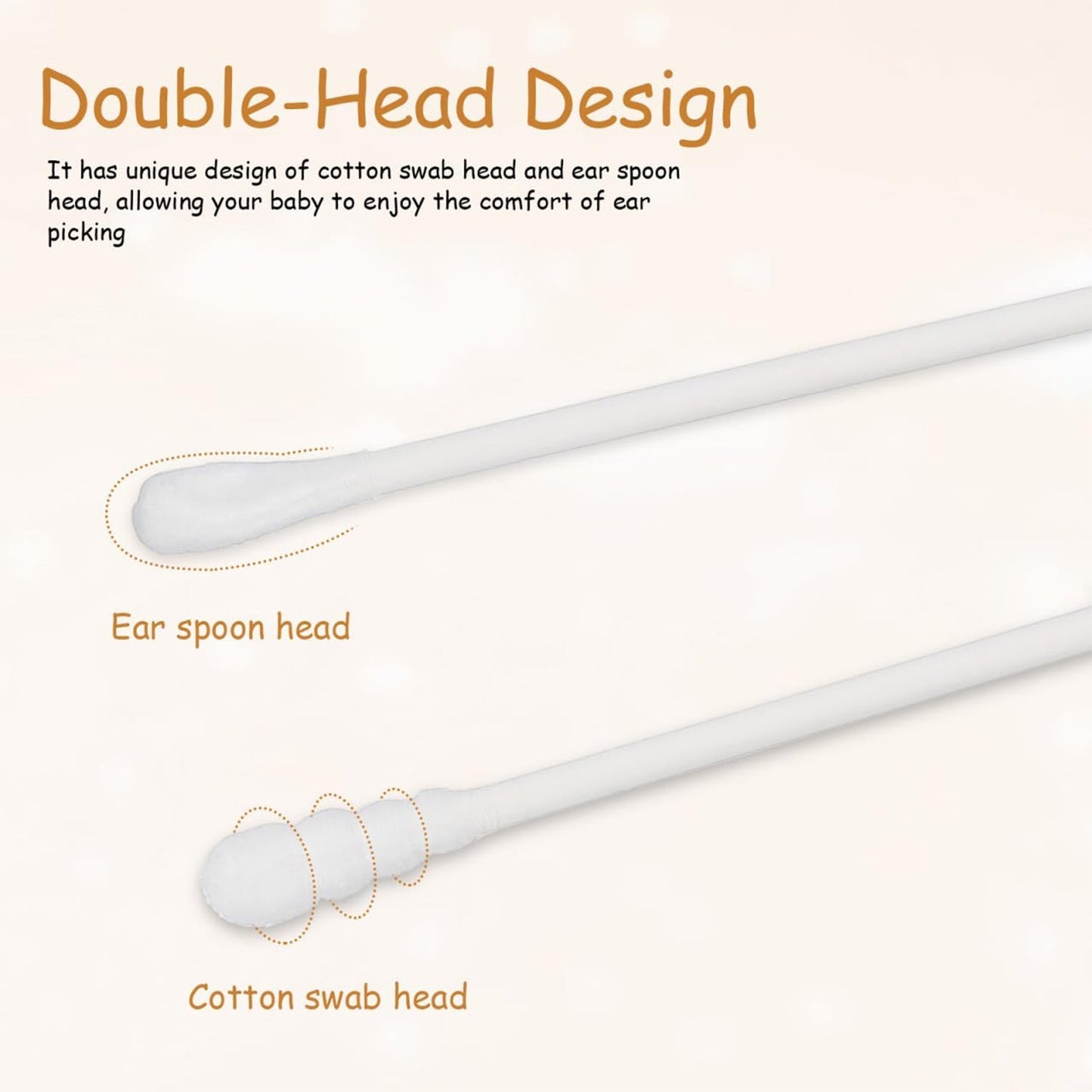 Premium Ultra-Soft Baby Cotton Swabs (200 Pc)