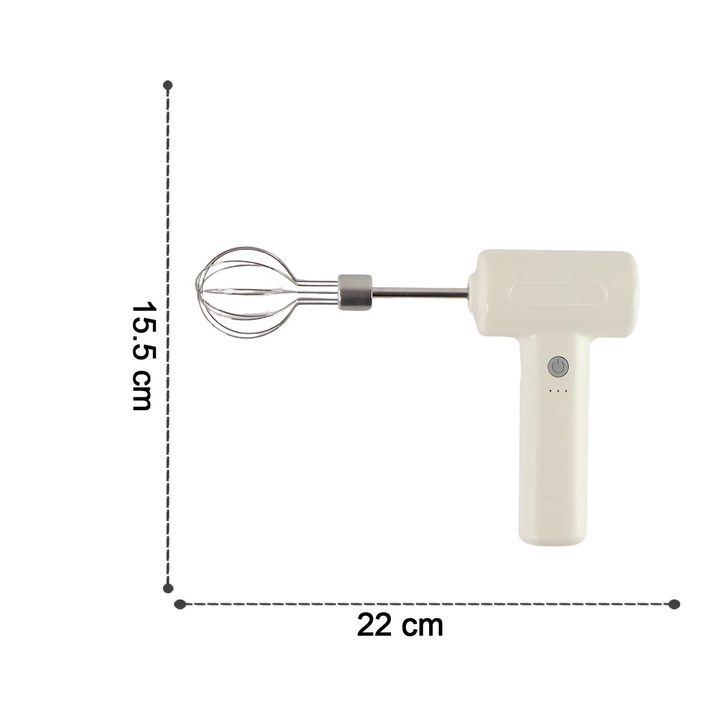 Cordless Electric Whisk & Egg Beater - (1 Pc)