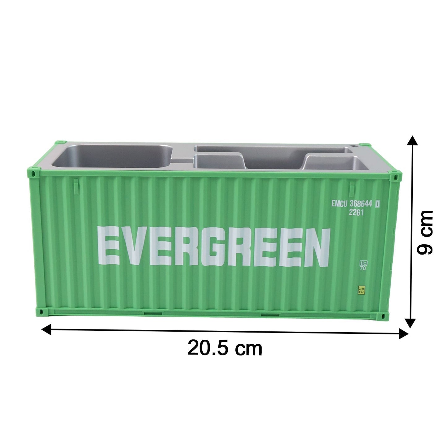 Container-Style Multi-Compartment Desk Organizer (1 Pc)