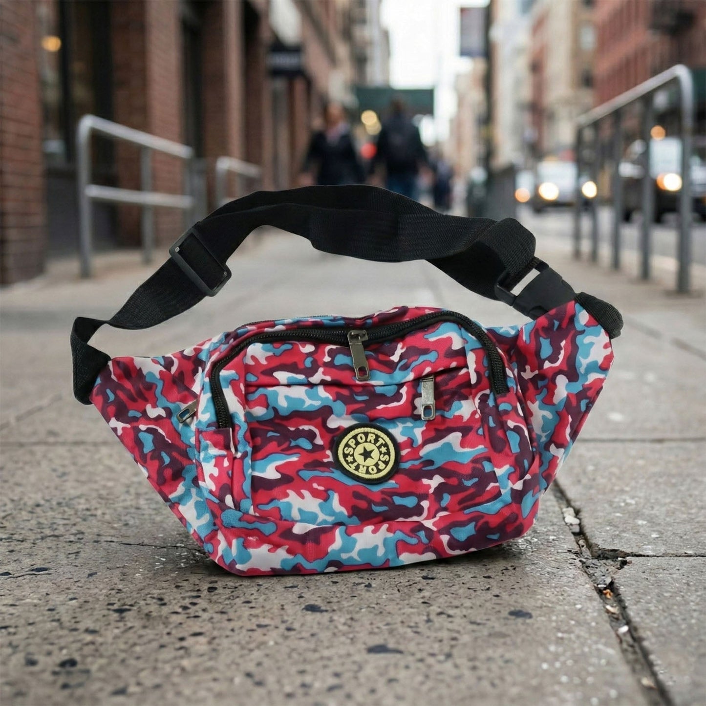 Stylish Multi-Purpose Waist Bag & Cross-body Sling Pouch (1 Pc)