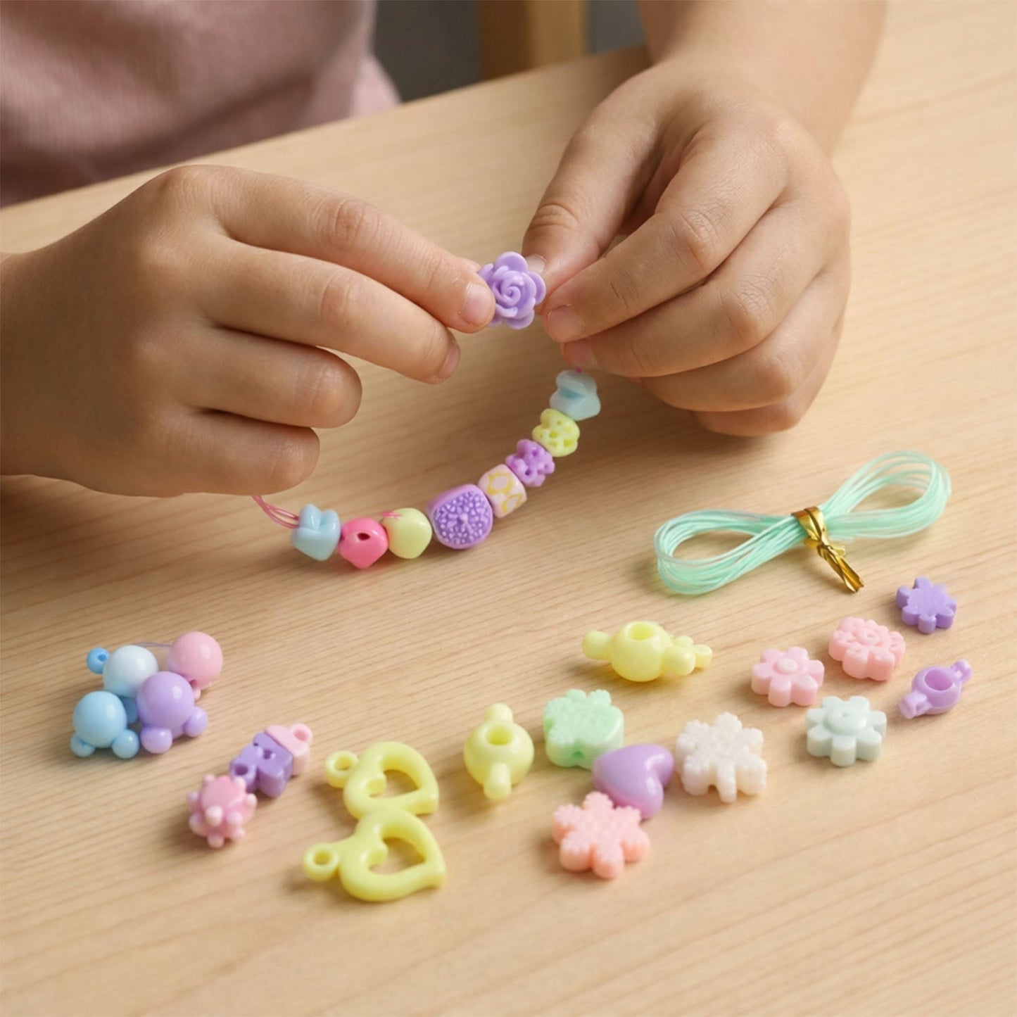 DIY Fashion Beading Jewellery Making Kit (1 Set)