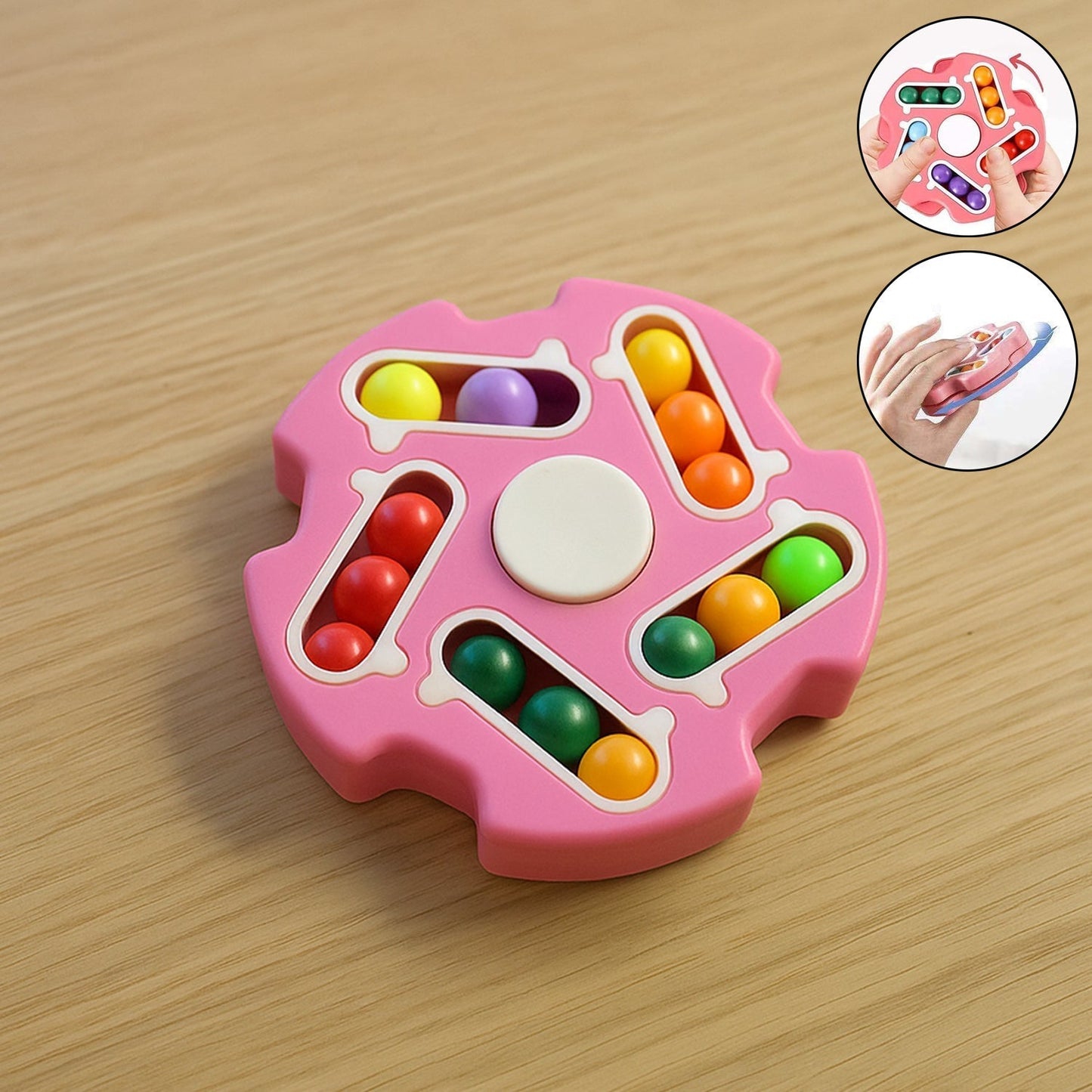 Fidget Magic Cube Spinner Toy â€“ Multi-Track Finger Puzzle