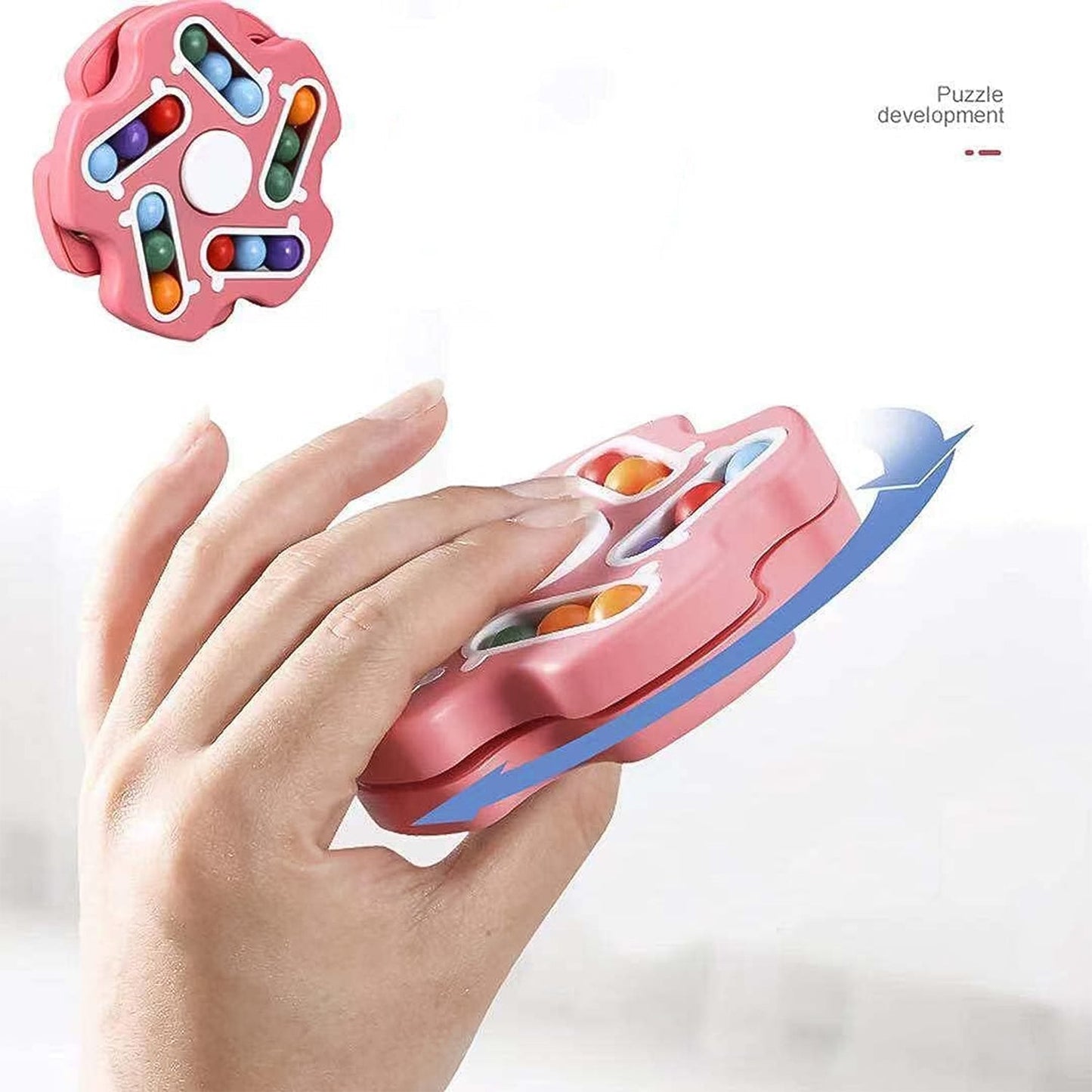 Fidget Magic Cube Spinner Toy â€“ Multi-Track Finger Puzzle