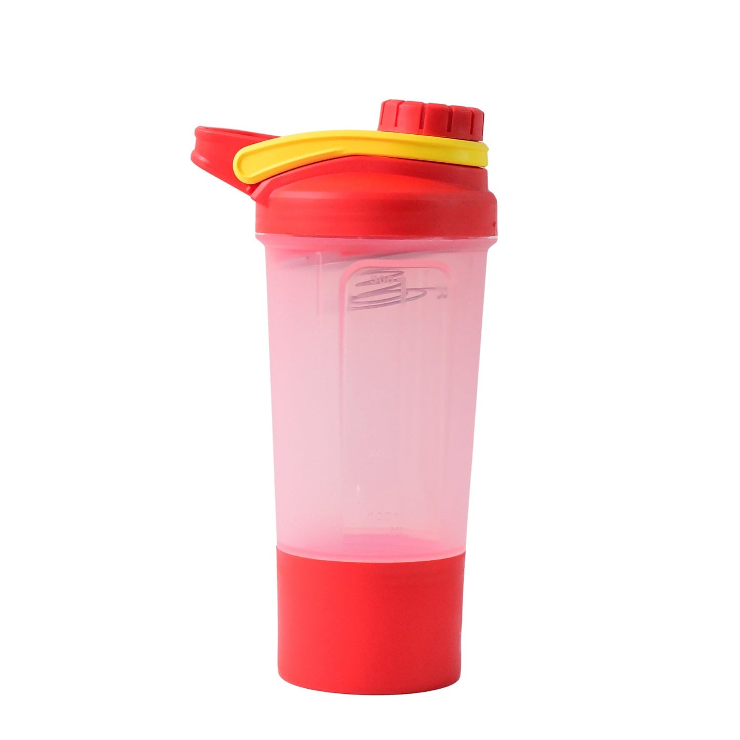 Supermom  Plastic Premium Booster Gym Shaker Bottle with Mixing Ball (550ml / 1 Pc)
