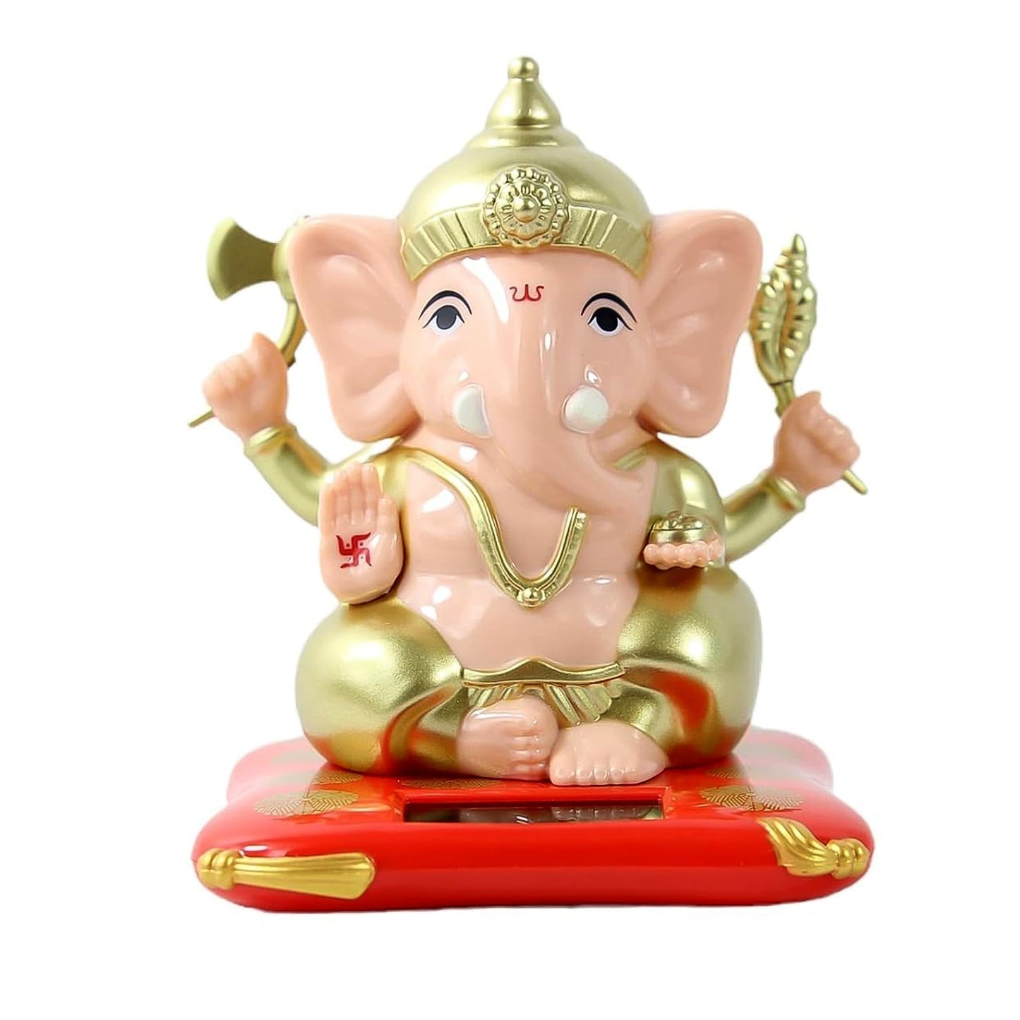 Solar-Powered Dancing Ganesha Idol â€“ Decorative Lord Ganpati Showpiece with Movement
