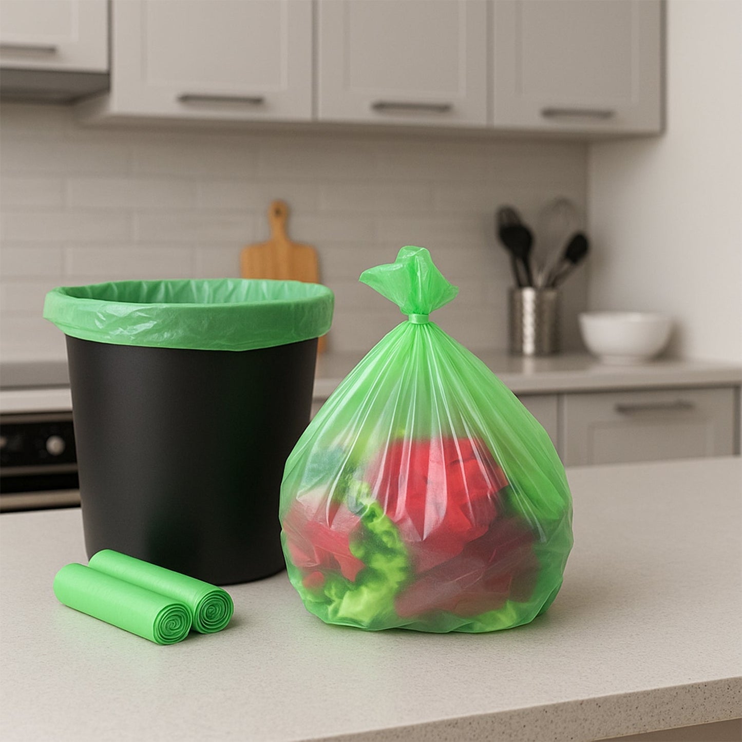 Heavy-Duty Garbage Bags - 55 Ã— 40 cm (4 Pc / Set)