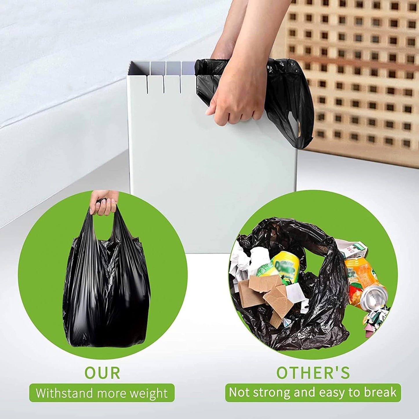 Garbage Bags â€“ Pack of 4 Rolls (45 Ã— 40 cm)