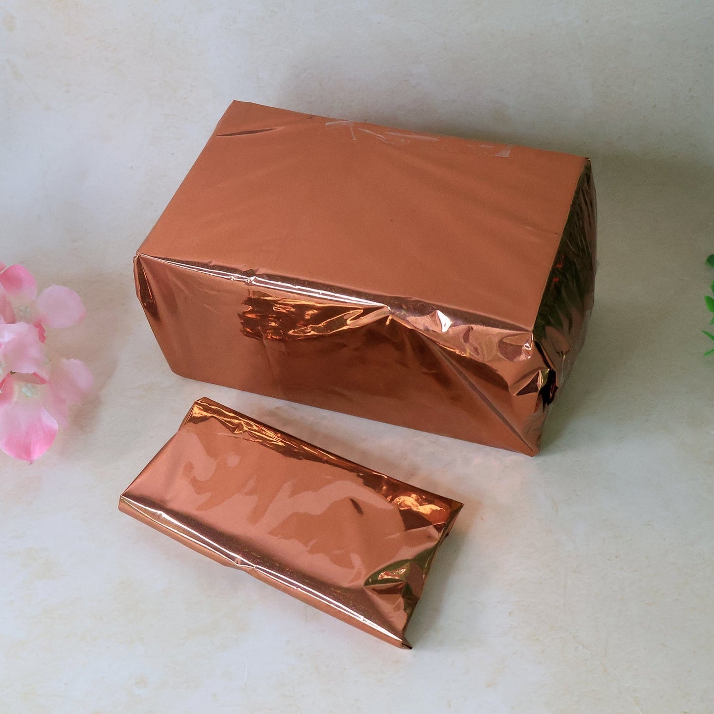 Premium Metallic Gift Wrapping Paper Sheets â€“ 45 Sheets Approx (70 x 50 cm / Mix Color)