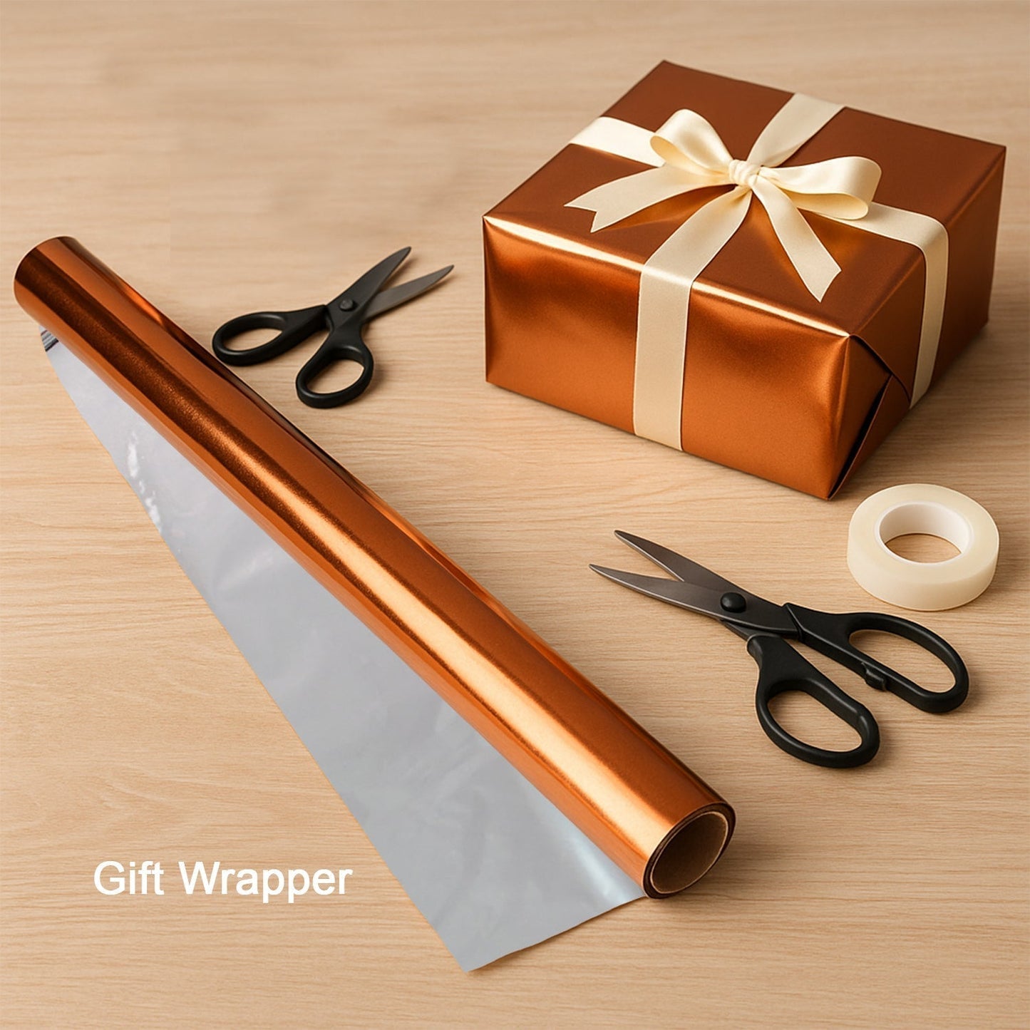 Premium Metallic Gift Wrapping Paper Sheets â€“ 45 Sheets Approx (70 x 50 cm / Mix Color)