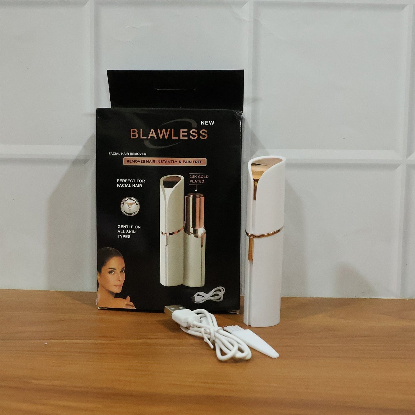 Rechargeable Facial Hair Remover Set for Women  – 1 Set