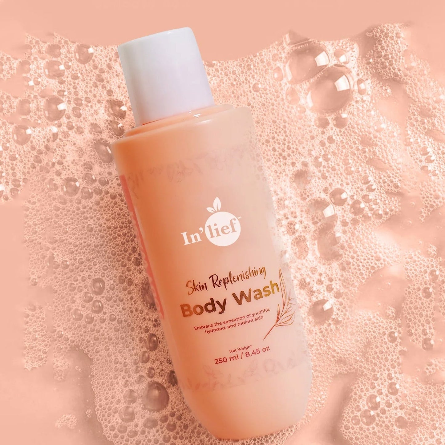 In'lief Nourishing & Hydrating Skin Replenishing Body Wash (250 ml)