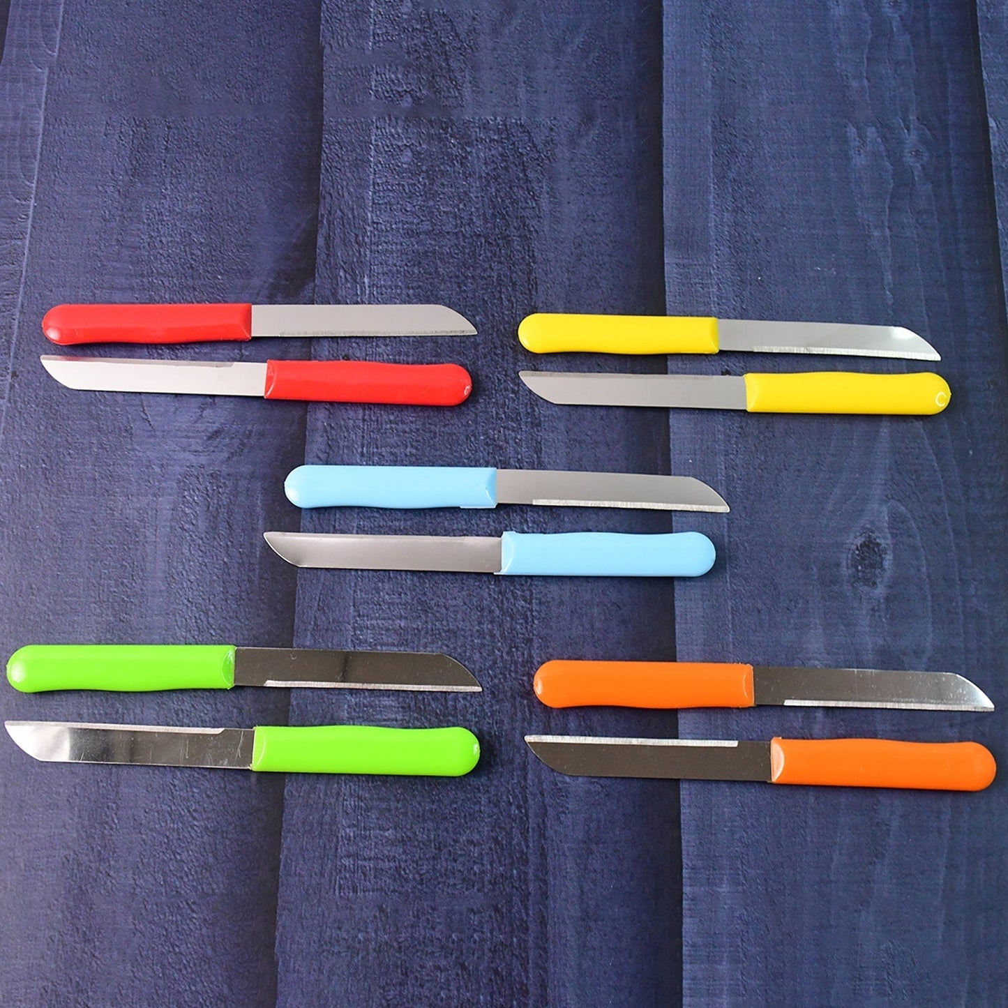 Premium Quality Stainless Steel Handle Plain Knife (10 Pc / 1 Set)
