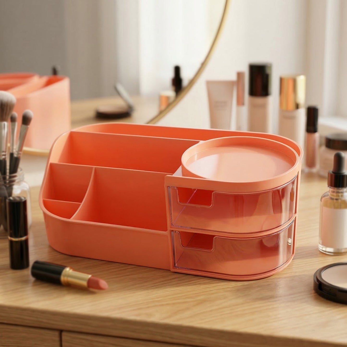 Multipurpose Makeup Organizer Storage Box (1 Pc)