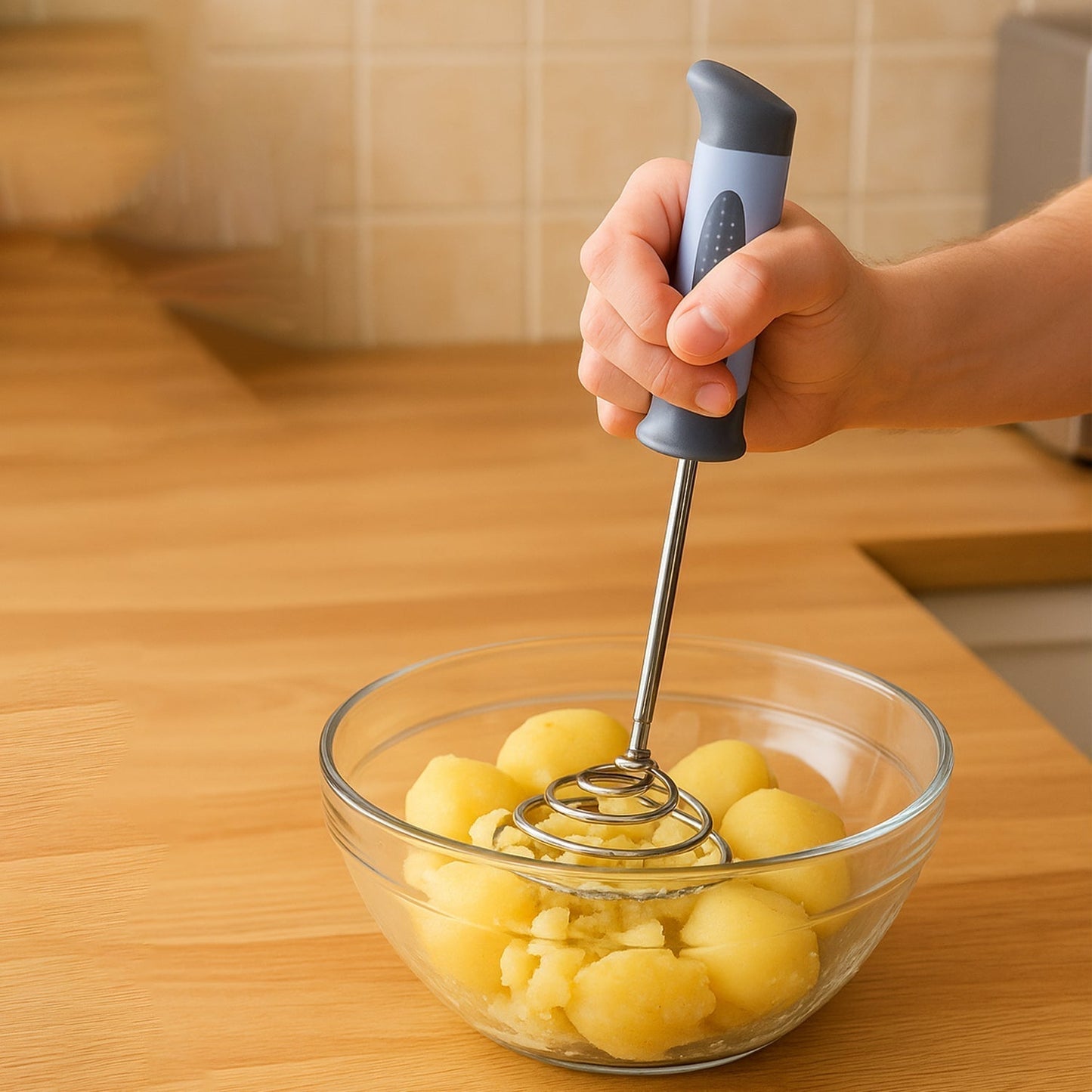Supermom Spring Oâ€™Masher Heavy Duty Stainless Steel Vegetable & Potato Masher