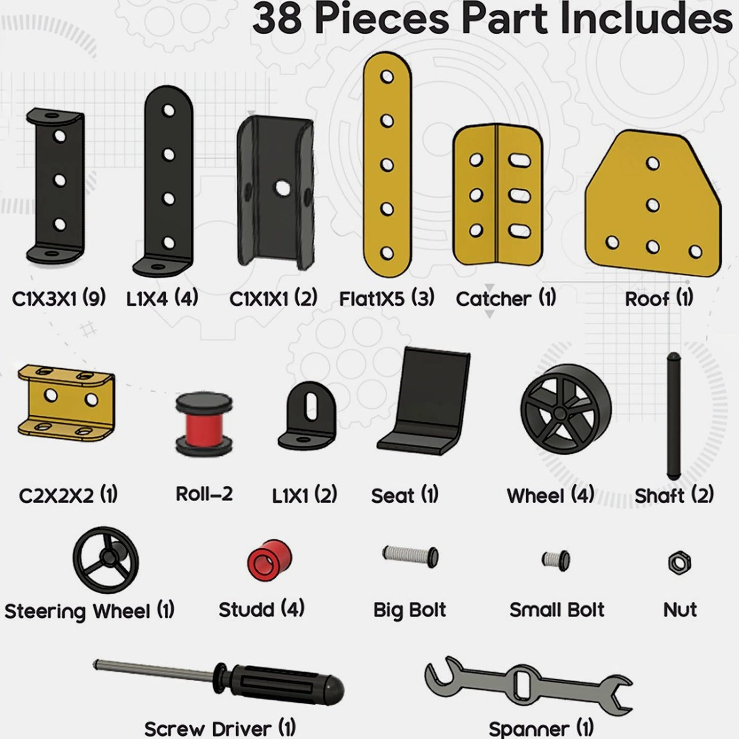 Aditi STEM Educational Mecha Racer DIY Construction Kit