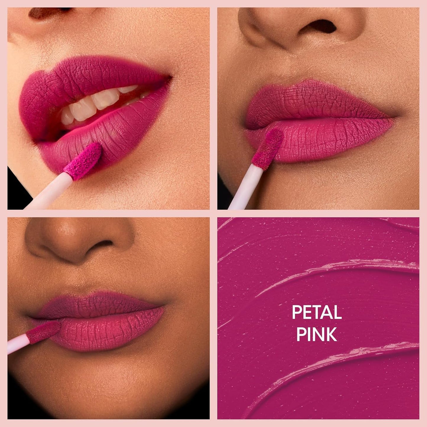 OG Beauty Petal Pink Moisture Lock Liquid Lipstick (4.5 ML / 1 Pc)