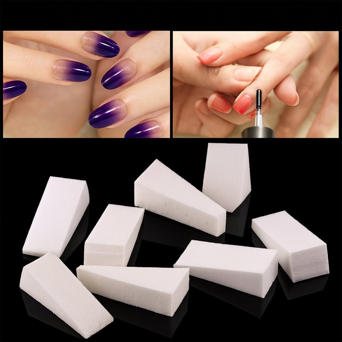 10 Pcs Nail Buffer Blocks â€“ Professional Manicure & Pedicure Nail Polishing Sponge