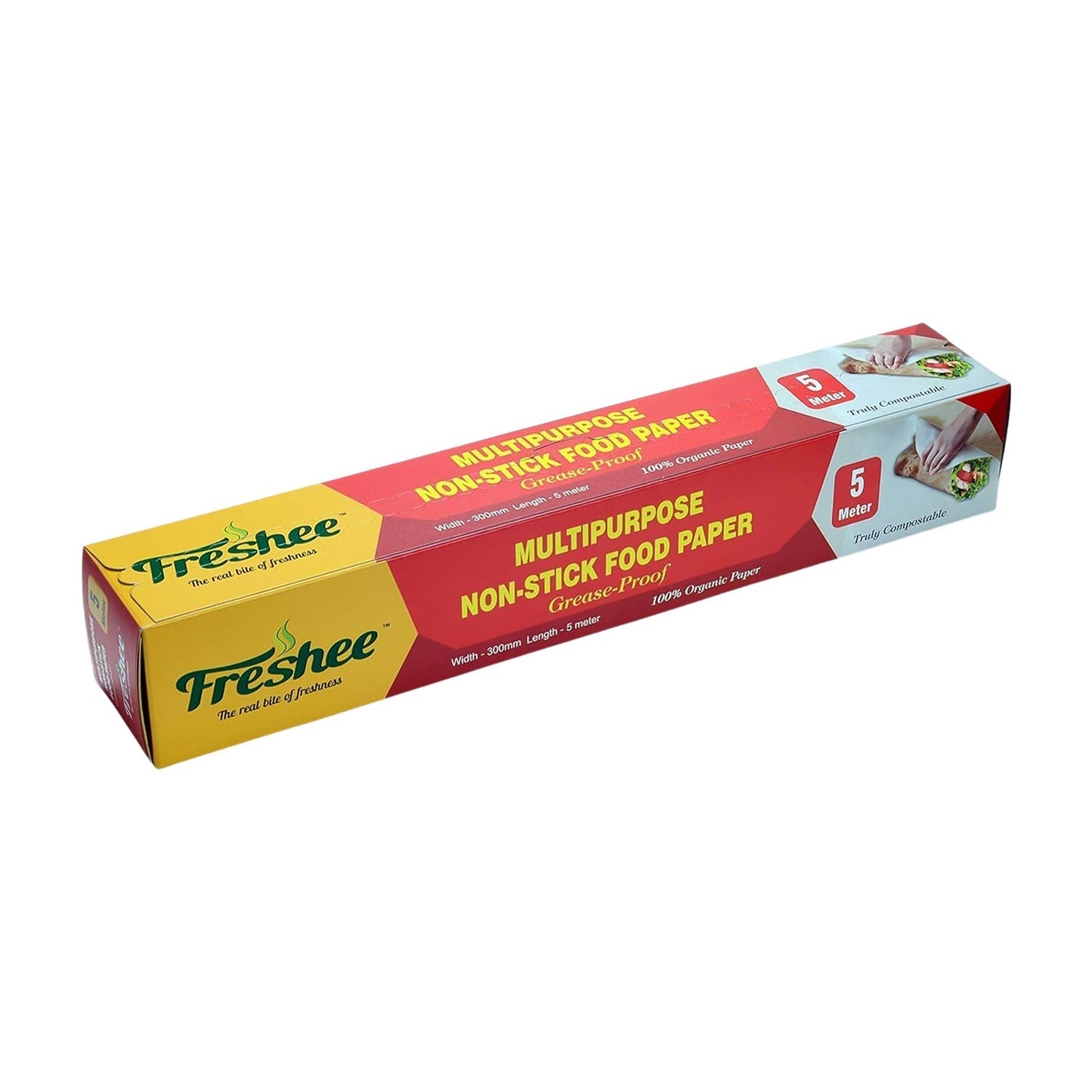 Freshee Multipurpose Grease-Proof & Non-Stick Food Paper Roll â€” 300 mm Ã— 5 meter