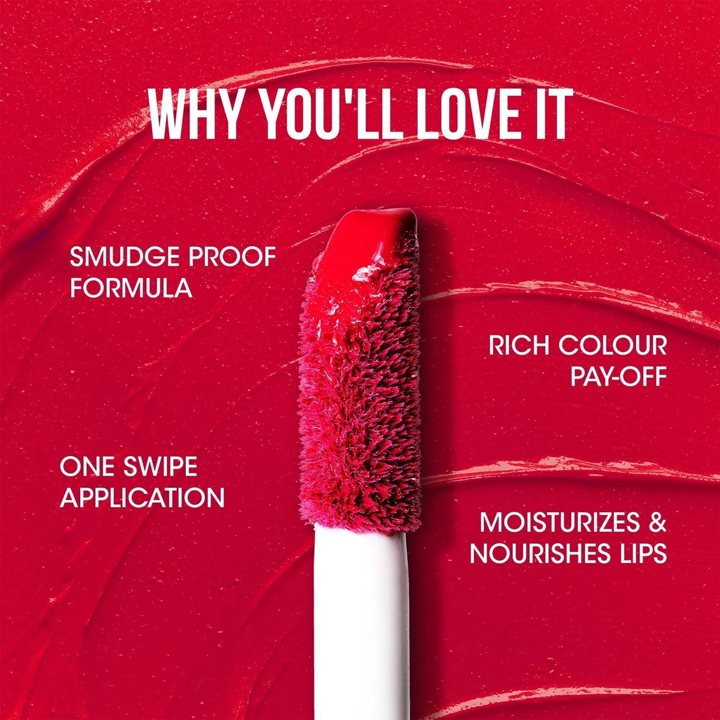 OG Beauty Red Rush Moisture Lock Liquid Lipstick (4.5 ML / 1 Pc)