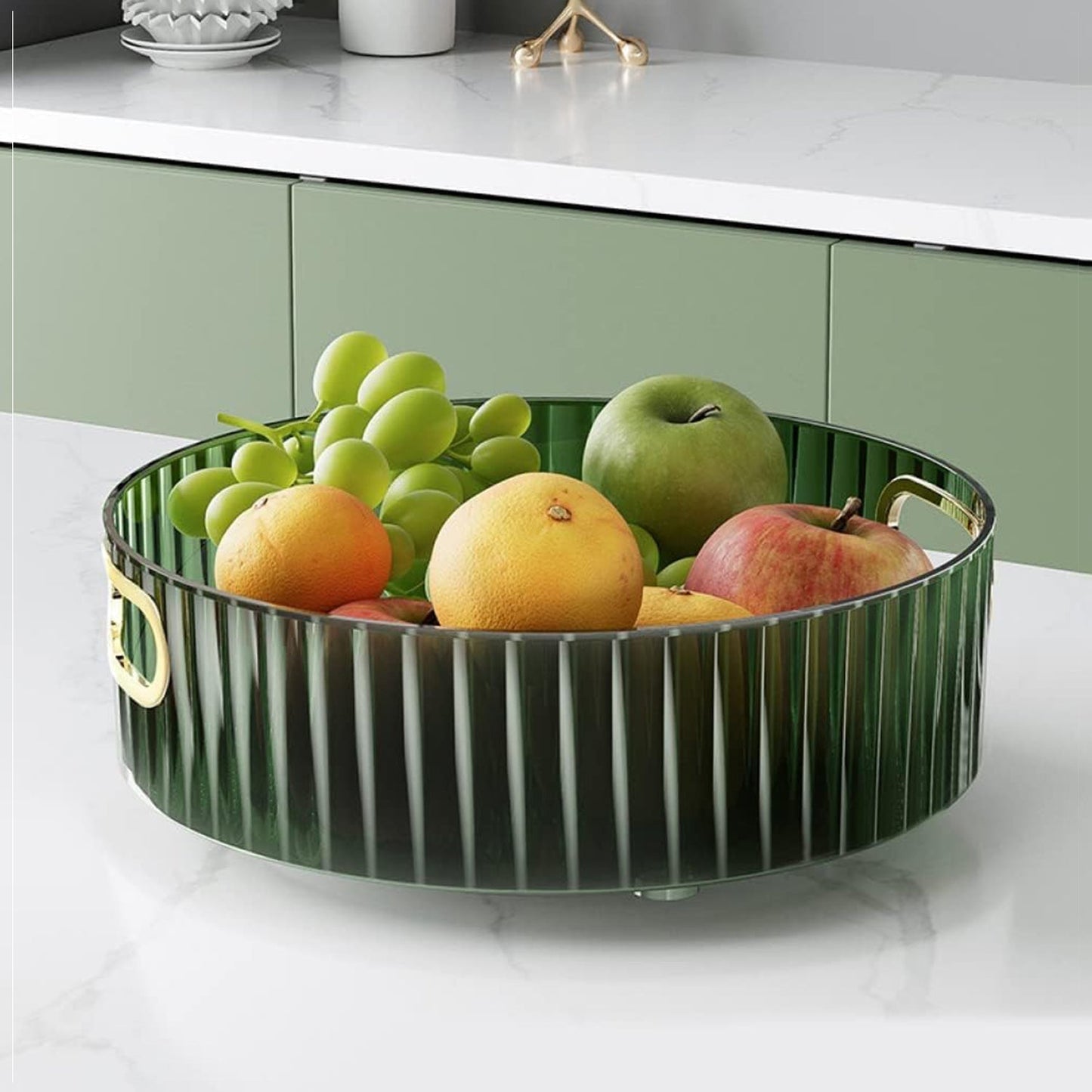 360Â° Rotating Multipurpose Storage Rack with Handles (1 Pc)