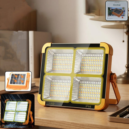 High Power Solar LED Flood Light (1 Pc, 12000mAh)