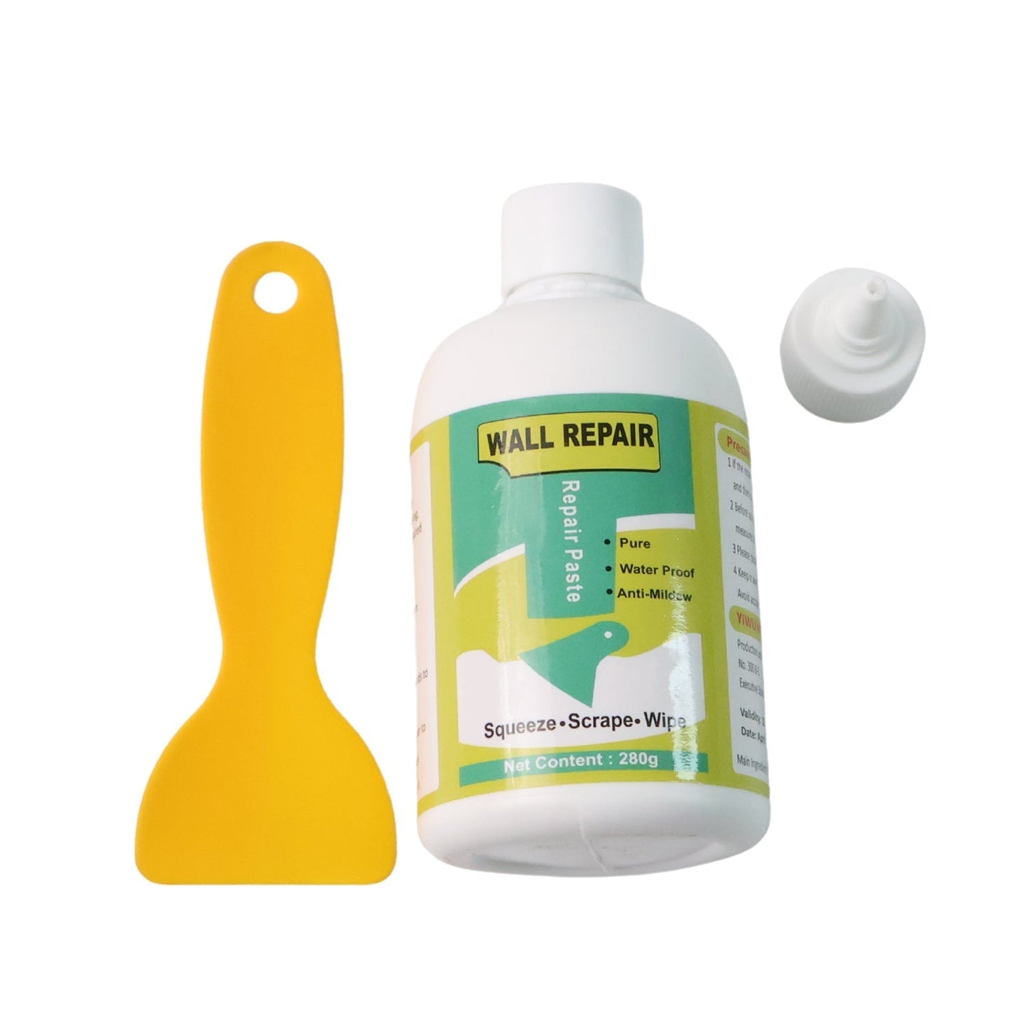 Wall Crack Repair Cream with Scraper - (Set)