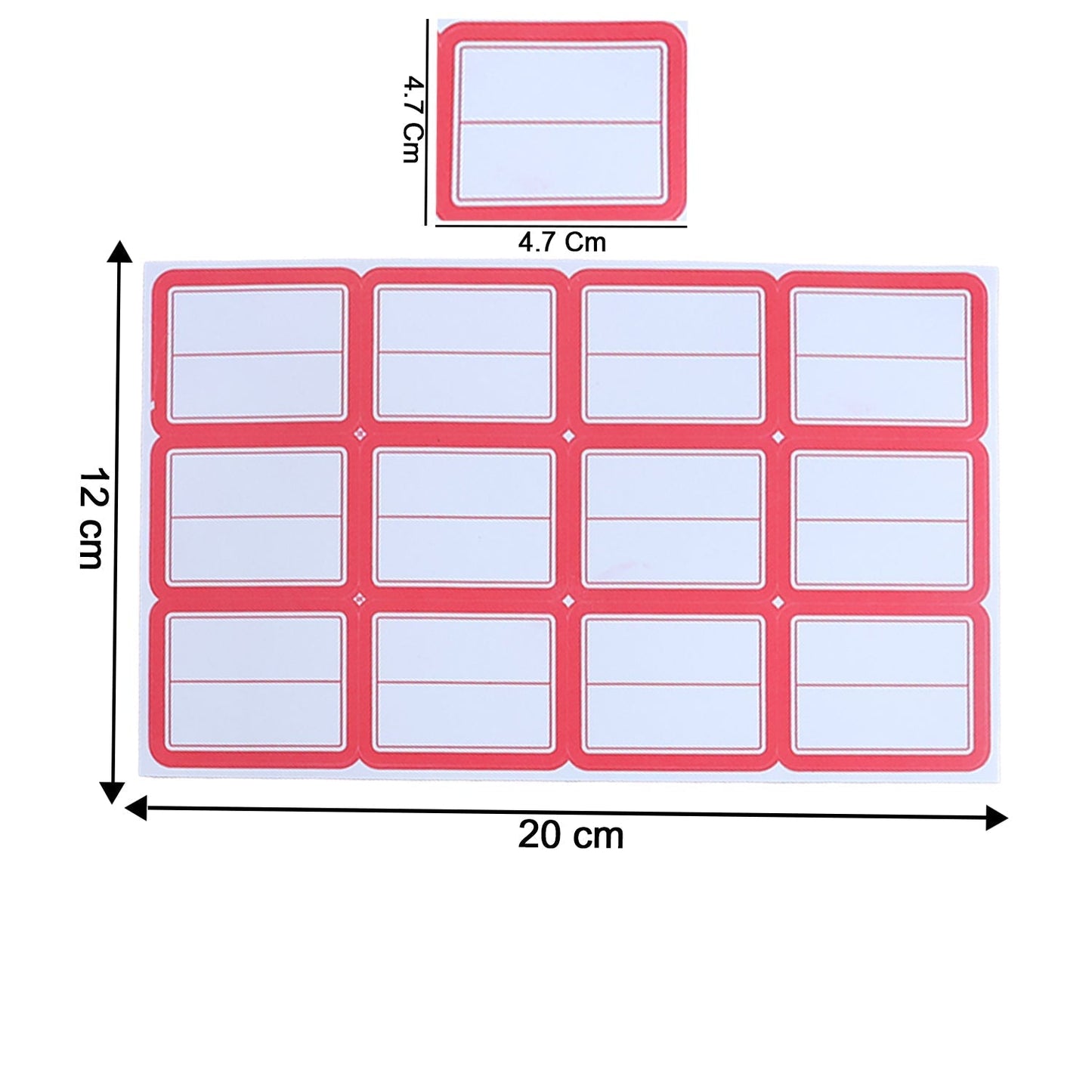 Writable Label Stickers â€“ 50 Sheets