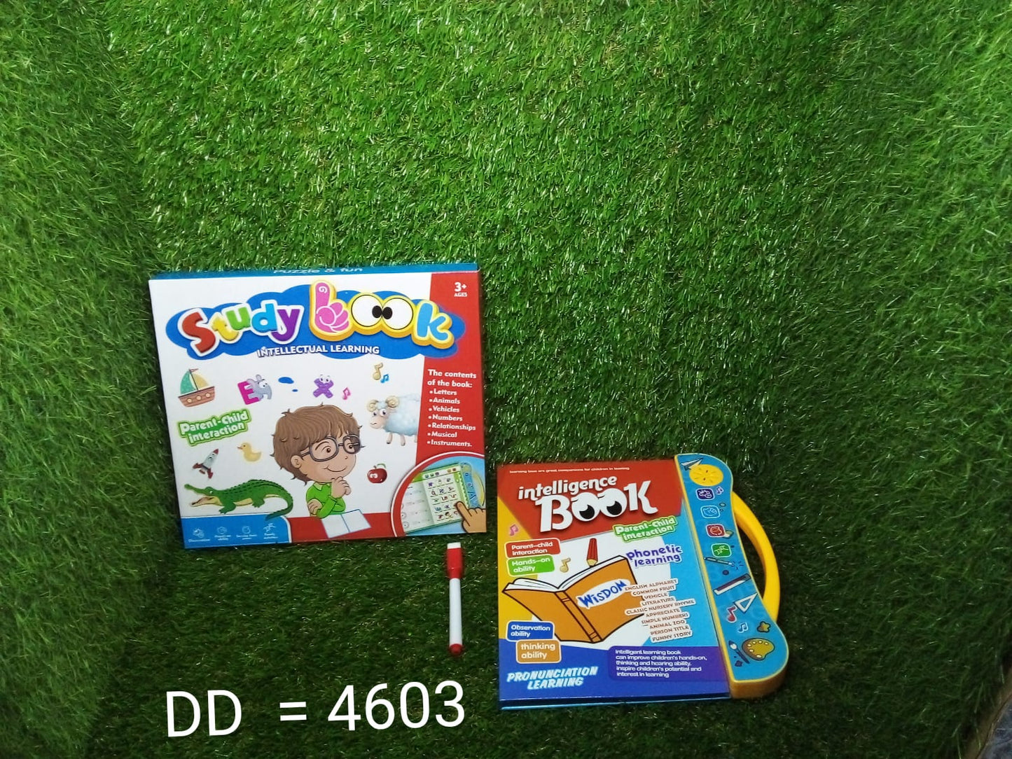 Musical Learning Study Book with Numbers, Letters