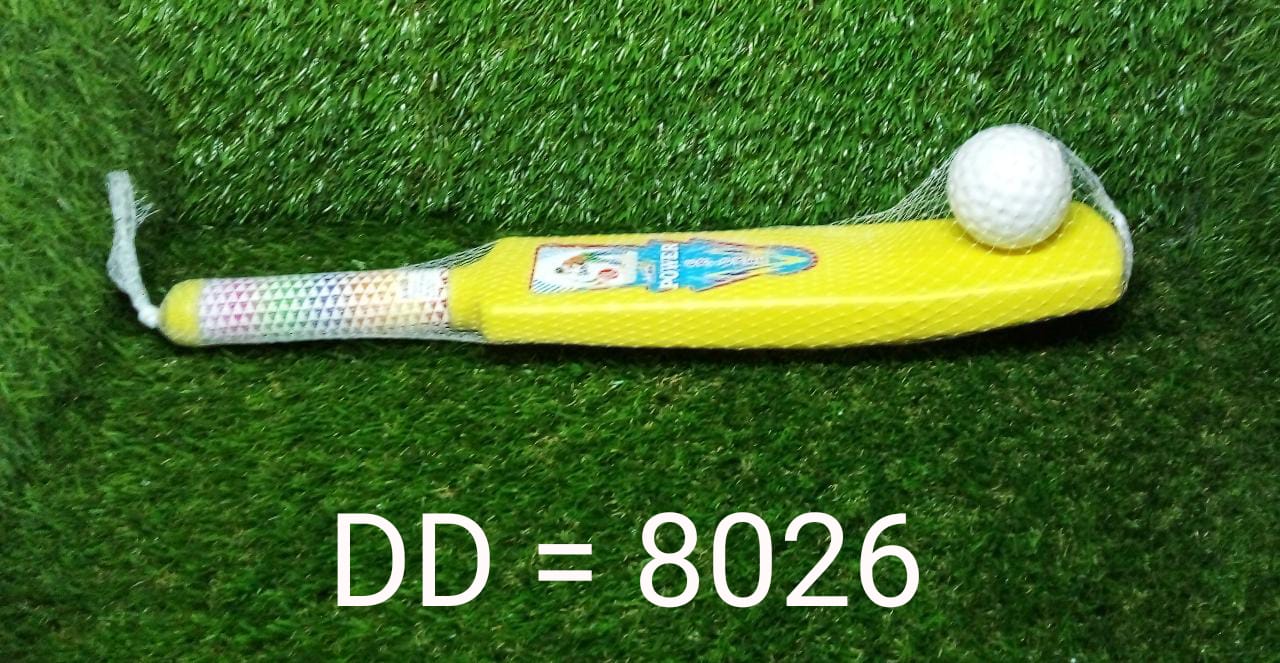 Plastic Cricket Bat Ball Set for Boys and Girls