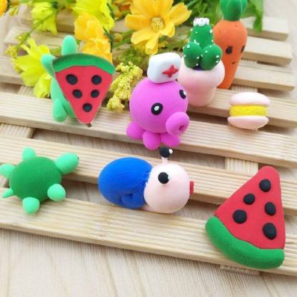 Non-Toxic Creative 100 Dough Clay 5 Different Colors, (Pack of 5 Pcs)