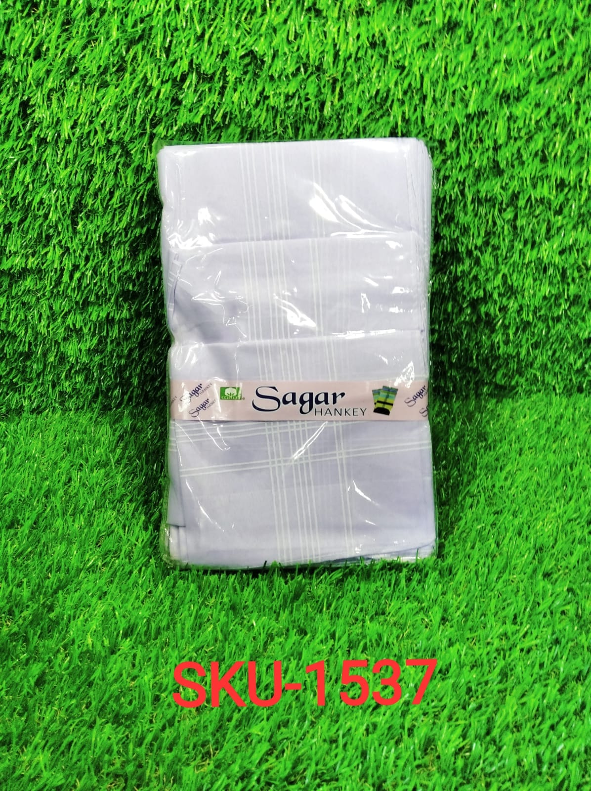 Men's King Size Formal Handkerchiefs for Office Use - Pack of 12