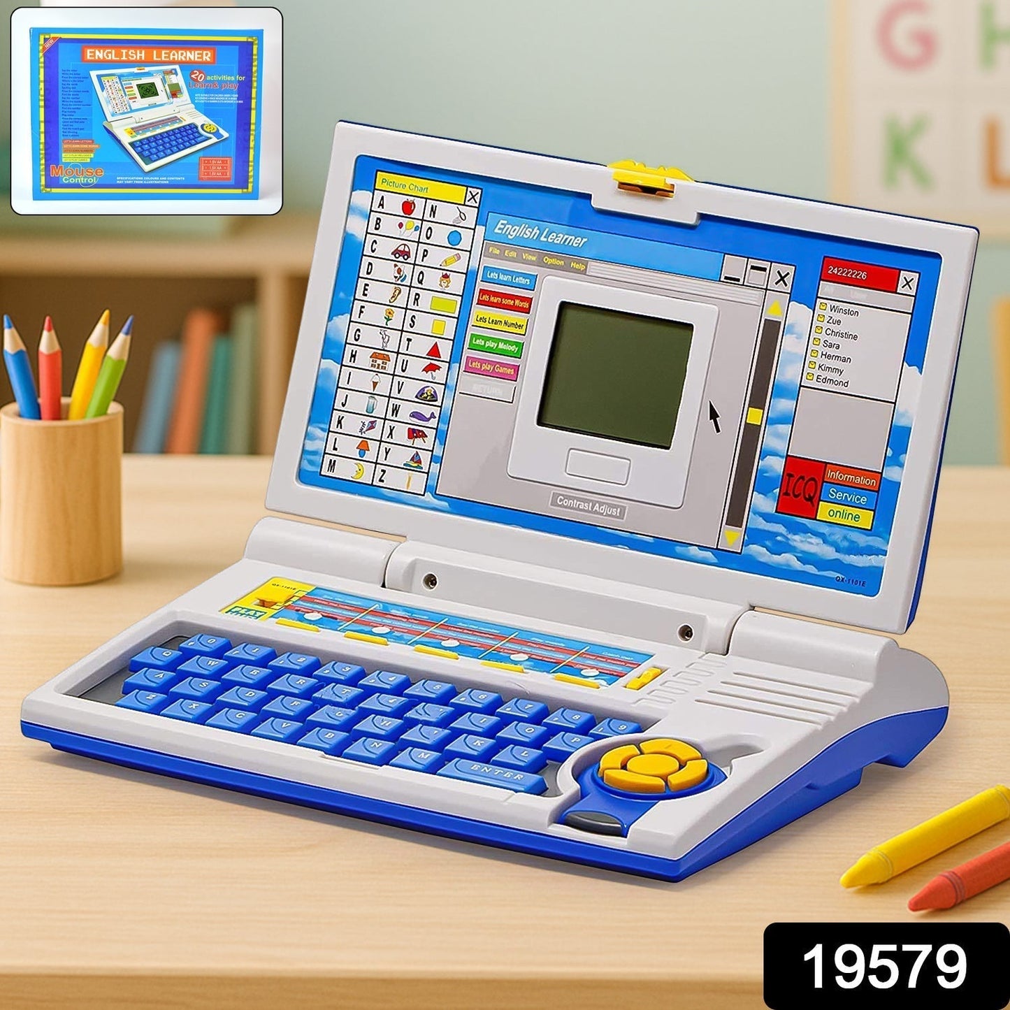 English Learner Educational Laptop Toy â€“ 20 Learning Activities
